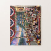 4th of July Porch Dogs Fireworks Summer Night  ジグソーパズル (縦)