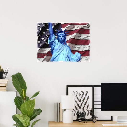 4th of July Poster ポスター (ホームオフィス)