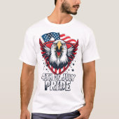 4th of July Pride | Independence Day T-Shirt Tシャツ (正面)