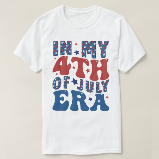 4th of July Shirt Independence Day patriotic Tシャツ (デザイン正面)
