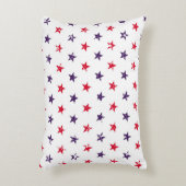 4th of July Stars Grunge Abstract Seamless Pattern アクセントクッション (正面(垂直))