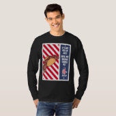 4th of July until my wiener comes out  4th of July Tシャツ (正面フル)