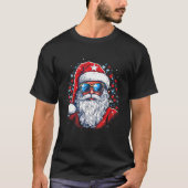 4th Of July US Flag Santa Claus 2 Tシャツ (正面)