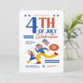 #4thOfJulyCelebration招待状 招待状 (スタンド正面)