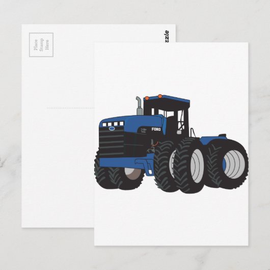 4WDトラクタ ポストカード (正面/裏面)