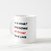 4wdドライバ素晴らし、 コーヒーマグカップ (正面左)