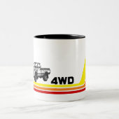 4WD 80sトラックストライプ ツートーンマグカップ (中央)
