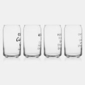 4xカスタムパーソナライズされた缶ガラス16oz ガラス缶 (右)