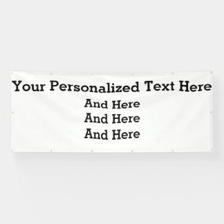 4'x10' Custom Business Banner 横断幕