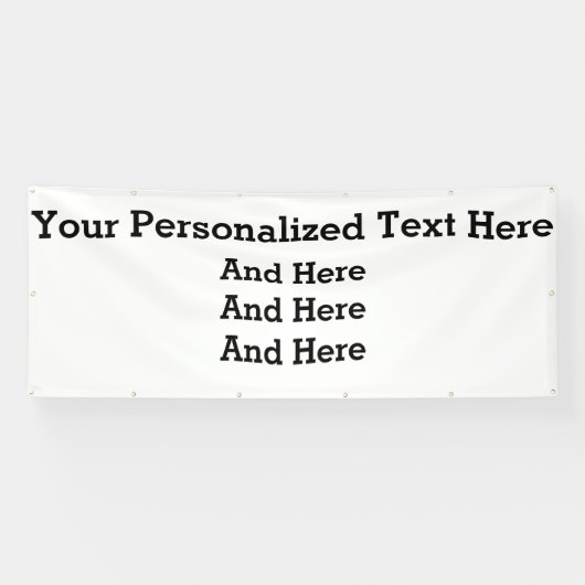 4'x10' Custom Business Banner 横断幕 (横)