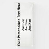 4'x10' Custom Business Banner 横断幕 (縦)