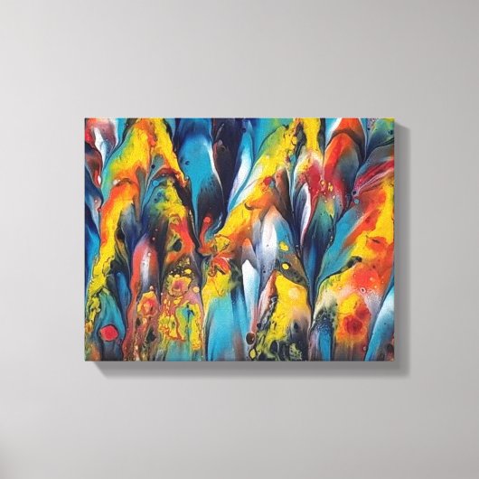 4x11キャンバス上のUp CloseプリントとFeatassiy2キャンバス キャンバスプリント (正面)