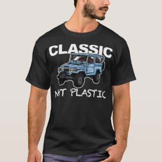 4x4クラシックプラスチックでないFj40 Tシャツ