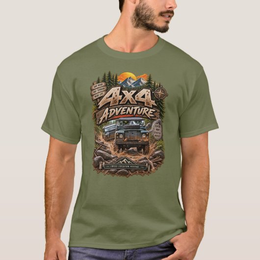 4x4 アドベンチャー tシャツ (正面)