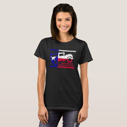 4x4 Earth Rover Texas Tシャツ (正面フル)