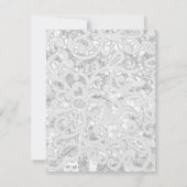 4x5バーラップのレースの平らなサンキューカードの馬の靴 サンキューカード (裏面)