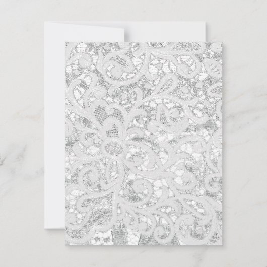 4x5バーラップのレースの平らなサンキューカードの馬の靴 サンキューカード (裏面)