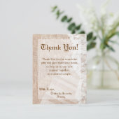 4x5フラットサンキューカードカントリーレースハンカチ サンキューカード (スタンド正面)