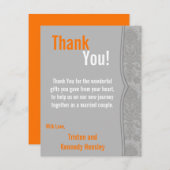 4x5フラットサンキューカードグモダンレーダマスクレース サンキューカード (正面/裏面)