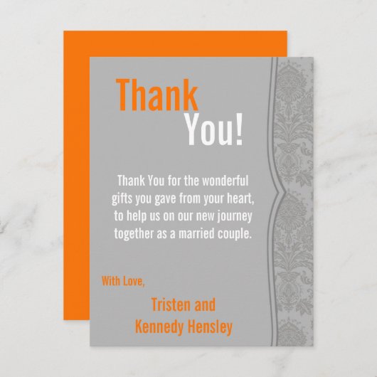 4x5フラットサンキューカードグモダンレーダマスクレース サンキューカード (正面/裏面)