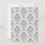 4x5フラットサンキューカードグレーイエローダマスクレース サンキューカード (裏面)