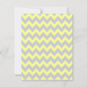 4x5フラットサンキューカードシボロンイエロー&グレー サンキューカード (裏面)