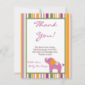 4x5フラットサンキューカードスイートサファリ 招待状 (正面)