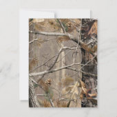 4x5フラットサンキューカードハンターズ迷彩柄Camoflauge サンキューカード (裏面)