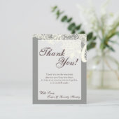 4x5フラットサンキューカードビクトリアンヴィンテージレースGre サンキューカード (スタンド正面)