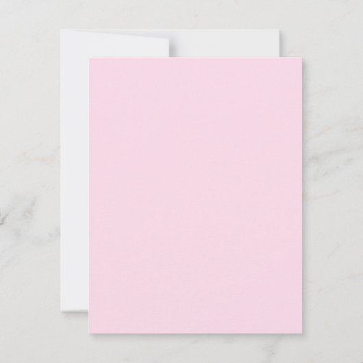 4x5フラットサンキューカードピンクレースフローラ サンキューカード (裏面)