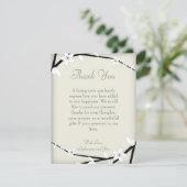 4x5フラットサンキューカード冬の花 サンキューカード (スタンド正面)