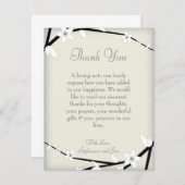 4x5フラットサンキューカード冬の花 サンキューカード (正面/裏面)