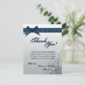 4x5フラットサンキューカード曇りガラスひび割れミラー サンキューカード (スタンド正面)