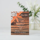 4x5フラットサンキューカード木製&レース サンキューカード (スタンド正面)