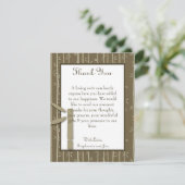 4x5フラットサンキューカード竹ブリス サンキューカード (スタンド正面)