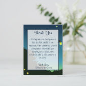 4x5フラットサンキューカード蛍光灯とMason Jars サンキューカード (スタンド正面)