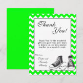 4x5フラットサンキューカード10代スニーカー山形 サンキューカード (正面/裏面)