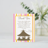 4x5平らなサンキューカードのカーニバル サンキューカード (スタンド正面)