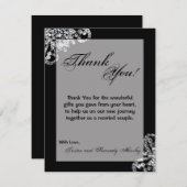 4x5平らなサンキューカードのダイヤモンドのジュエリーのネックレス サンキューカード (正面/裏面)