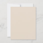 4x5平らなサンキューカードのヴィンテージのボーダー サンキューカード (裏面)