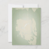 4x5平らなサンキューカードの国のアヒルの狩り サンキューカード (裏面)