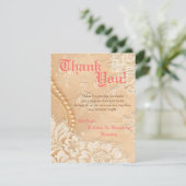 4x5平らなサンキューカードの国のレースのビクトリア時代の人 サンキューカード (スタンド正面)