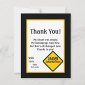 4x5平らなサンキューカードの建築 サンキューカード (正面)