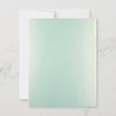 4x5平らなサンキューカードの曇らされたガラス鏡Moder サンキューカード (裏面)