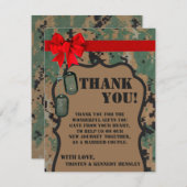 4x5平らなサンキューカードの海洋のDIGITALのプリントUnifo サンキューカード (正面/裏面)