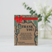 4x5平らなサンキューカードの海洋のDIGITALのプリントUnifo サンキューカード (スタンド正面)