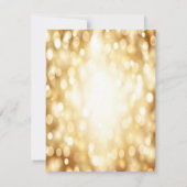 4x5平らなサンキューカードの輝きの金ゴールドの輝き サンキューカード (裏面)