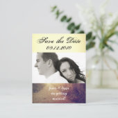 4x5日付カードサンライズ経路ウォークウェイパットを保存 招待状 (スタンド正面)