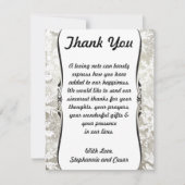 4x5 フラット ありがとうカード シルバー クリスマス ブラー 招待状 (正面)