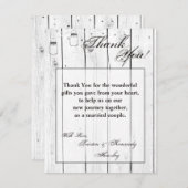 4x5 フラット サンクス カード メイソンジャー ストリング ライト (正面/裏面)